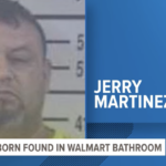 Mugshot of man arrested after baby found at Walmart
